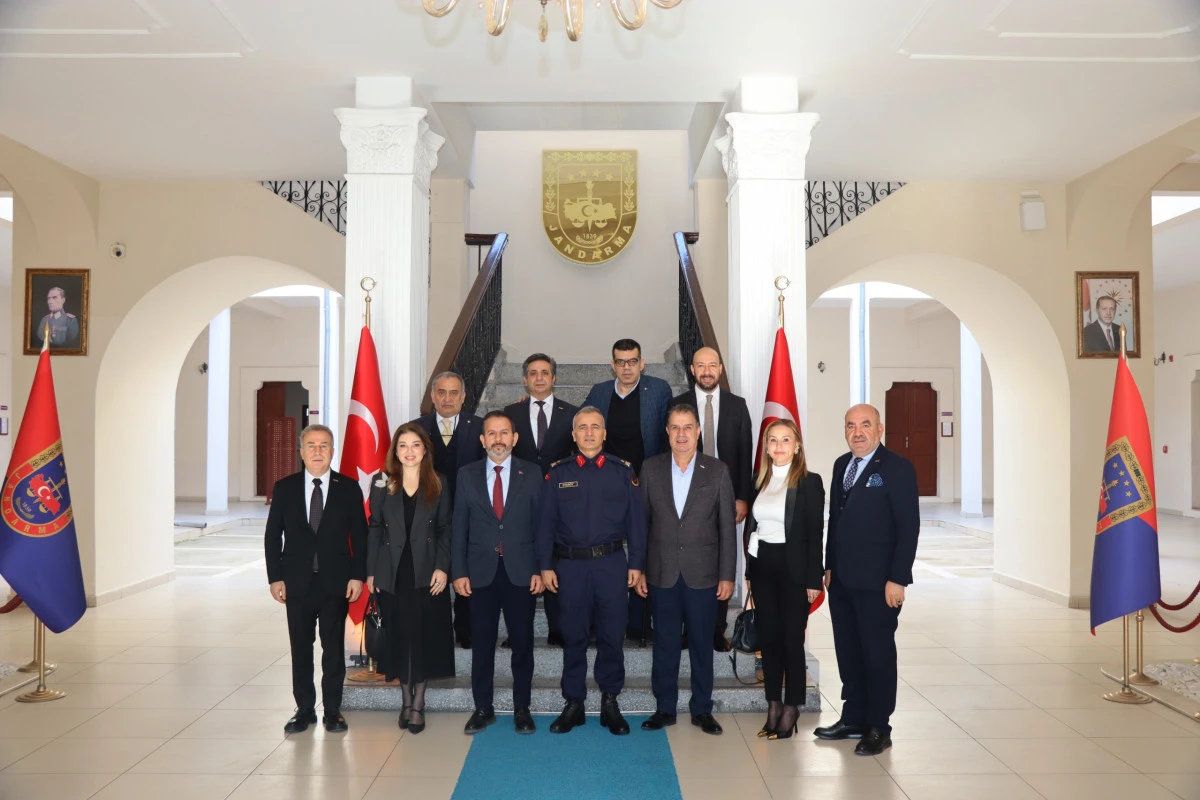 MEP, JANDARMA KOMUTANINI ZİYARET ETTİ