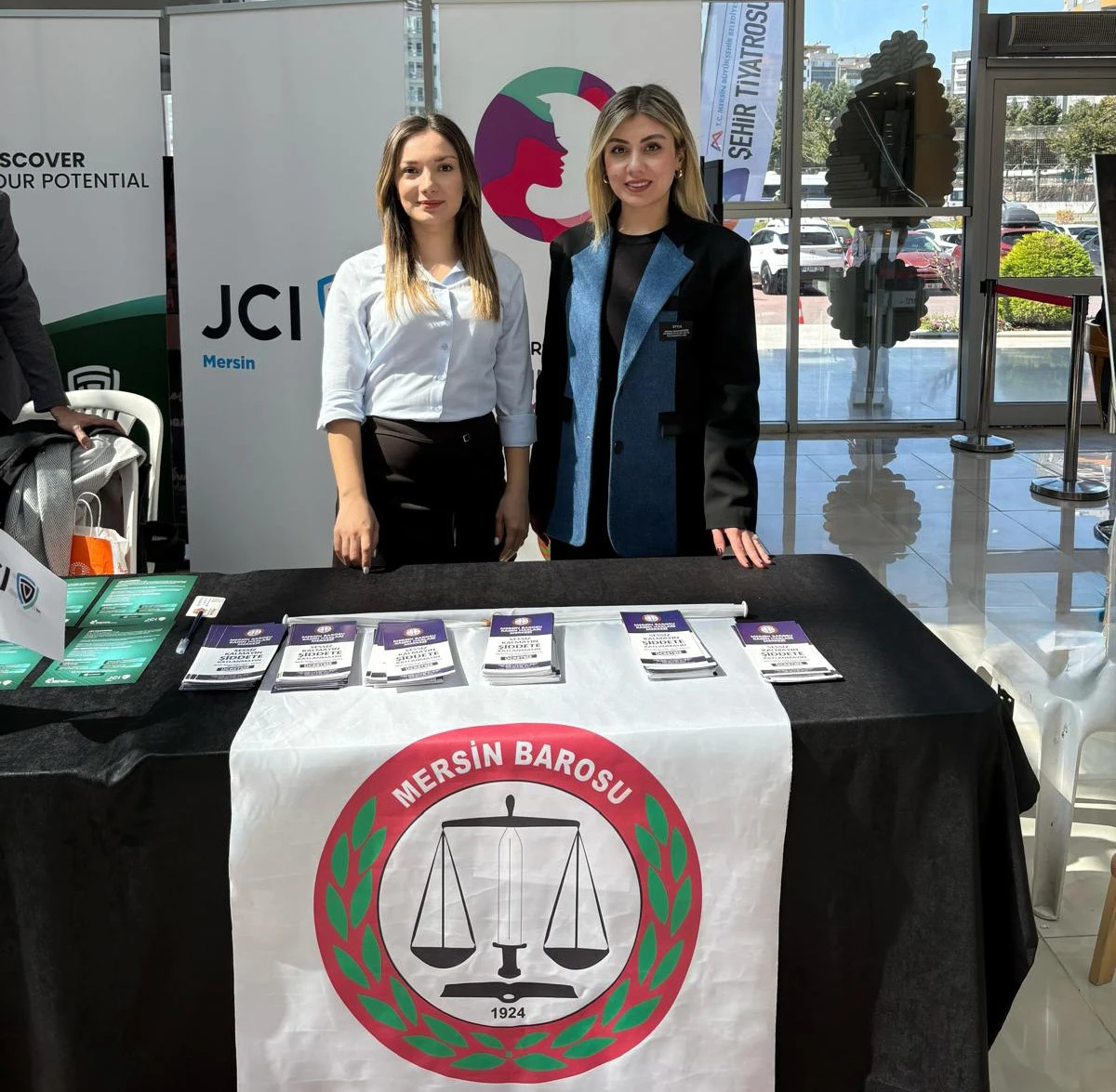 MERSİN BAROSU KADIN HAKLARI MERKEZİ, SAHADA HUKUKİ BİLGİLENDİRME YAPTI