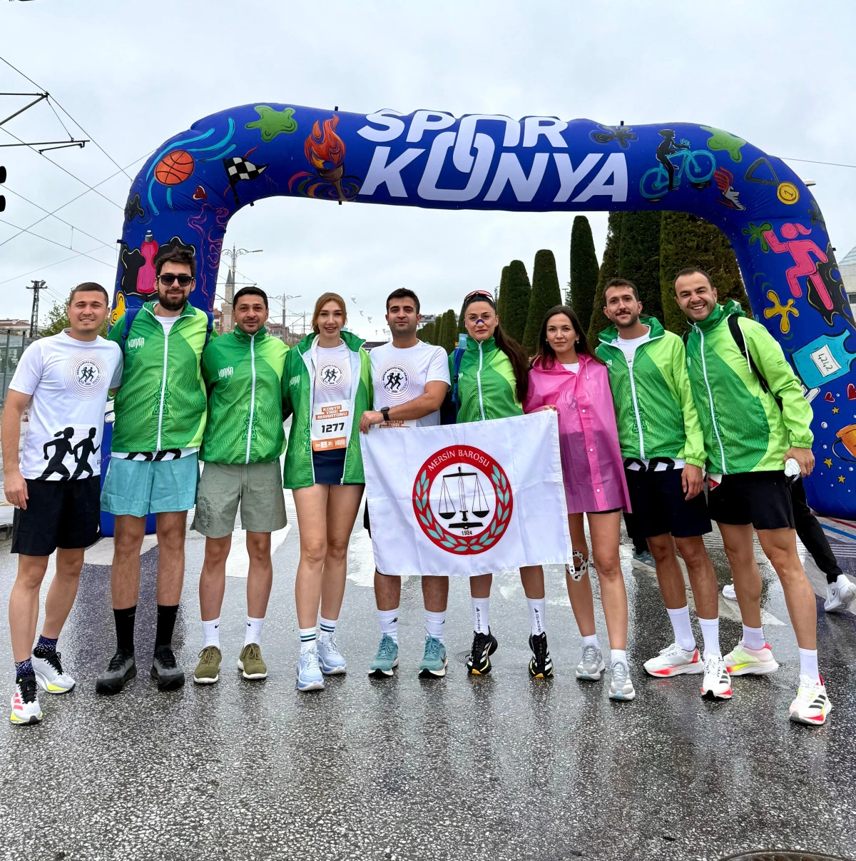 MERSİN BAROSU KOŞU TAKIMI MARATONDAN BAŞARIYLA D&Ouml;ND&Uuml; 