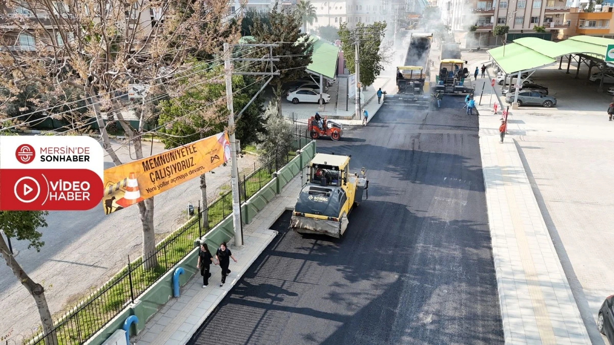 MERSİN B&Uuml;Y&Uuml;KŞEHİR 208. CADDE&rsquo;Yİ YENİLEREYEREK G&Uuml;VENLİ ULAŞIMI SAĞLADI