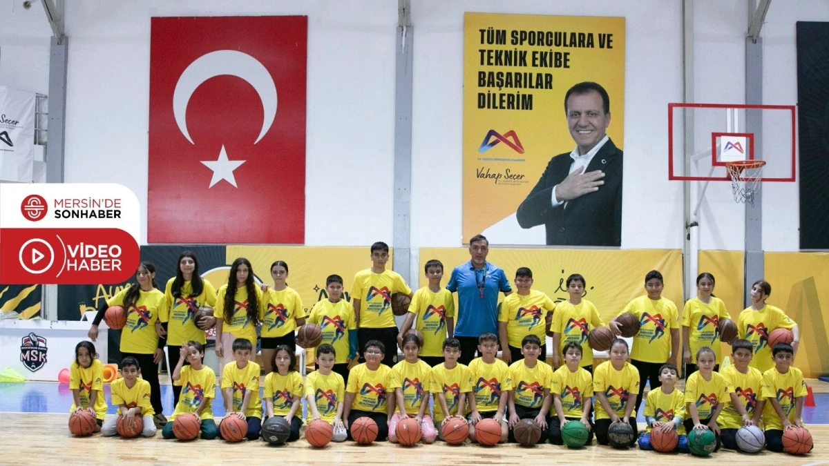 MERSİN B&Uuml;Y&Uuml;KŞEHİR BELEDİYESİ&rsquo;NİN BASKETBOL KURSLARI İLE &Ccedil;OCUKLAR SPORLA YETİŞİYOR 