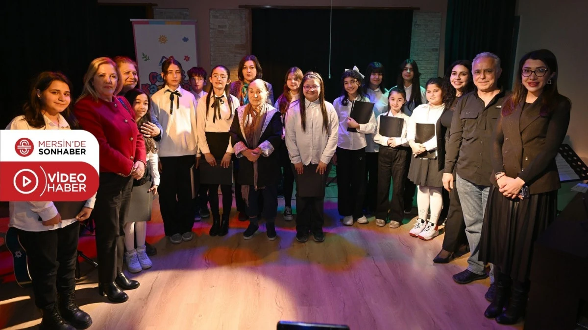 MERSİN B&Uuml;Y&Uuml;KŞEHİR &Ccedil;OCUK KAMP&Uuml;S&Uuml; &Ouml;ĞRENCİLERİNDEN SANAT Ş&Ouml;LENİ