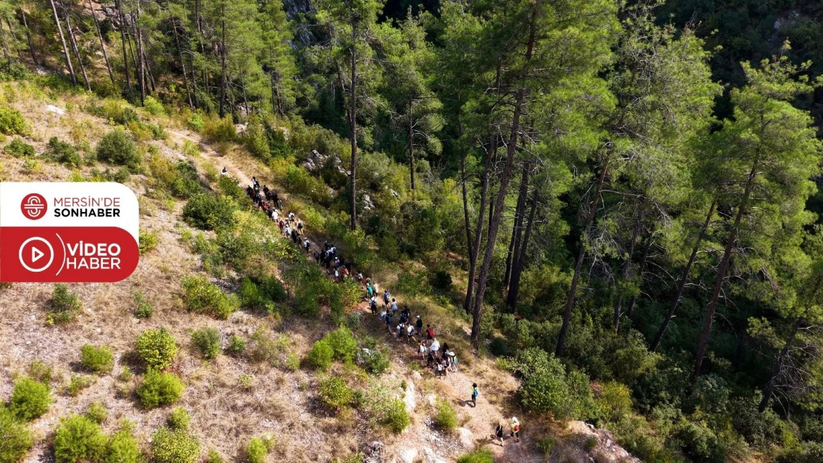 MERSİN B&Uuml;Y&Uuml;KŞEHİR, DOĞASEVERLERİ TARSUS KURT&Ccedil;UKURU KANYONU&rsquo;NDA BULUŞTURDU