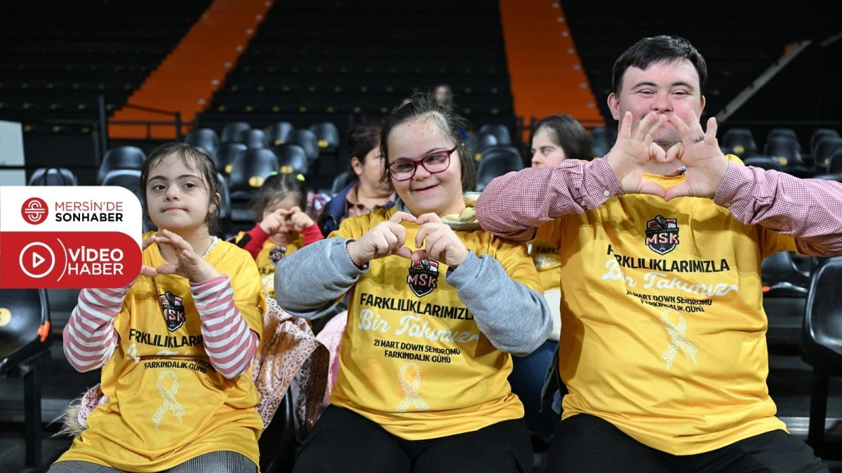 MERSİN B&Uuml;Y&Uuml;KŞEHİR, DOWN SENDROMLU &Ccedil;OCUKLARI MSK İLE BULUŞTURDU