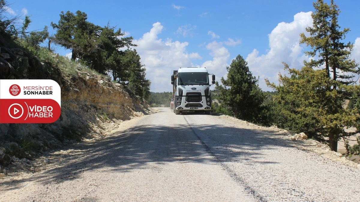 MERSİN B&Uuml;Y&Uuml;KŞEHİR, G&Uuml;ZELOLUK-KUŞLUCA BAĞLANTI YOLUNU YENİLEDİ
