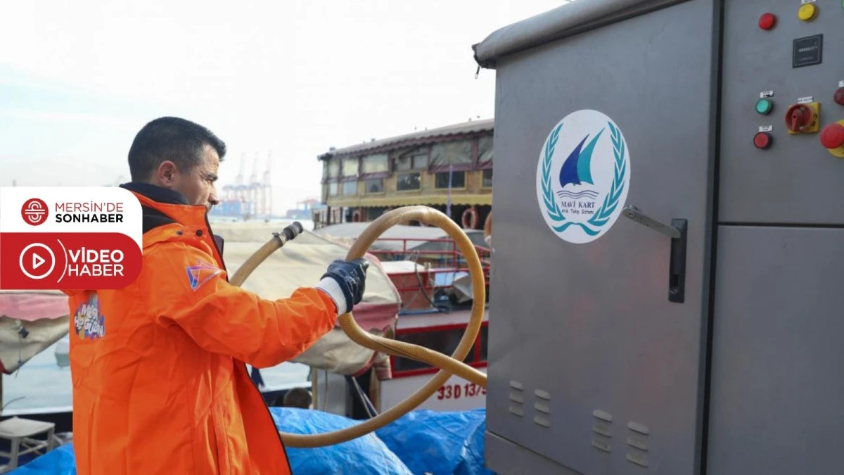 MERSİN B&Uuml;Y&Uuml;KŞEHİR MAVİ KART SİSTEMİ İLE DENİZİ KORUYOR