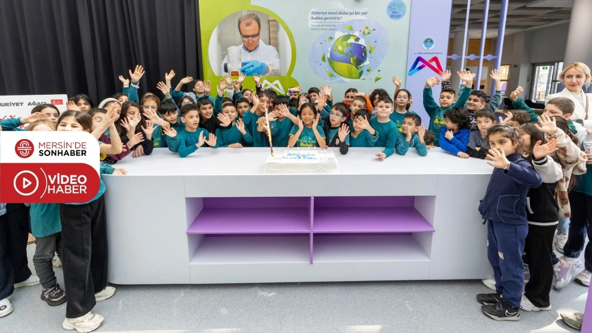 MERSİN B&Uuml;Y&Uuml;KŞEHİR MERCAN 100. YIL İKLİM VE &Ccedil;EVRE BİLİM MERKEZİ 200 BİN ZİYARET&Ccedil;İ SAYISINA ULAŞTI 