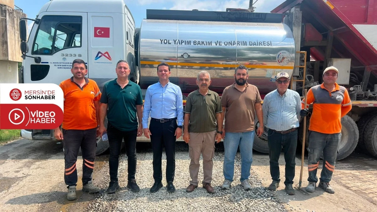 MERSİN B&Uuml;Y&Uuml;KŞEHİR TARIMSAL &Uuml;RETİM B&Ouml;LGELERİNDE ULAŞIM ALTYAPISINI G&Uuml;&Ccedil;LENDİRİYOR 