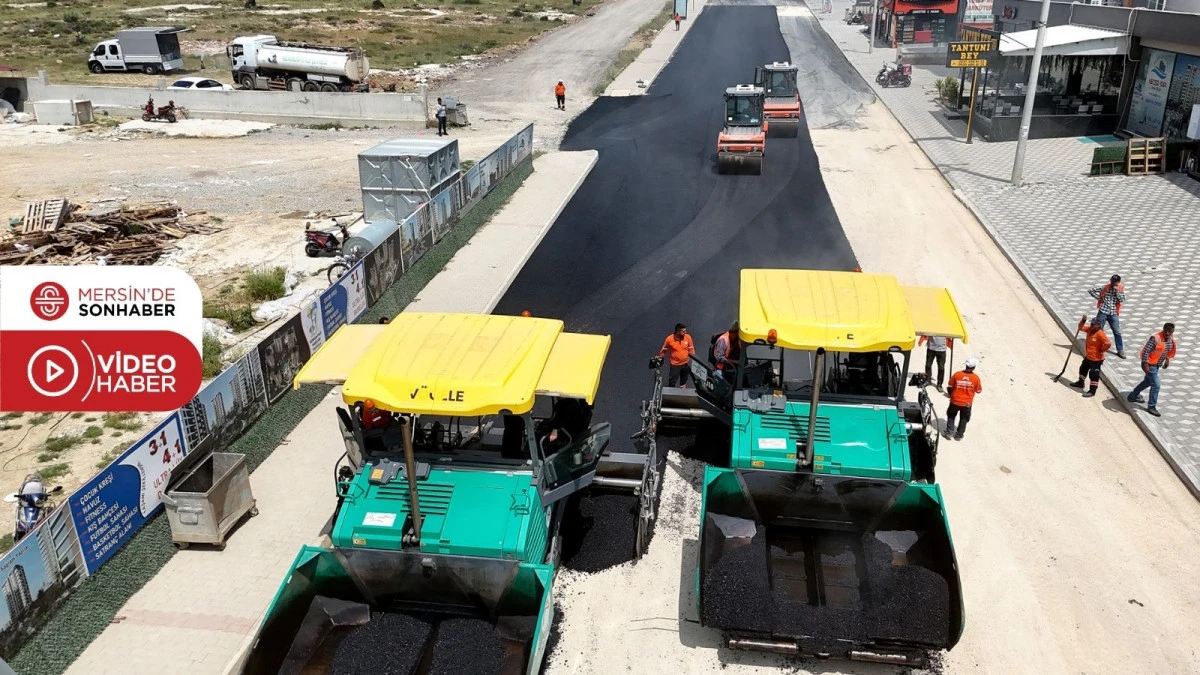 MERSİN B&Uuml;Y&Uuml;KŞEHİR TOROSLAR VE MEZİTLİ&rsquo;DE YOLLARI DAHA KONFORLU HALE GETİRİYOR
