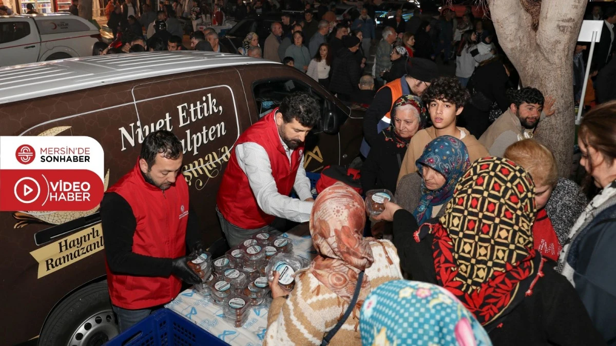 MERSİN B&Uuml;Y&Uuml;KŞEHİR&rsquo;DEN KADİR GECESİ&rsquo;NDE LOKMA İKRAMI