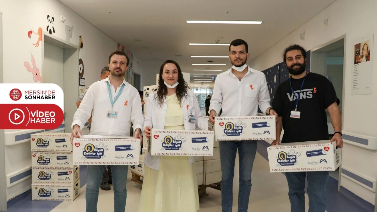 MERSİN BÜYÜKŞEHİR’DEN LÖSEMİLİ ÇOCUKLARA MORAL DESTEĞİ… 