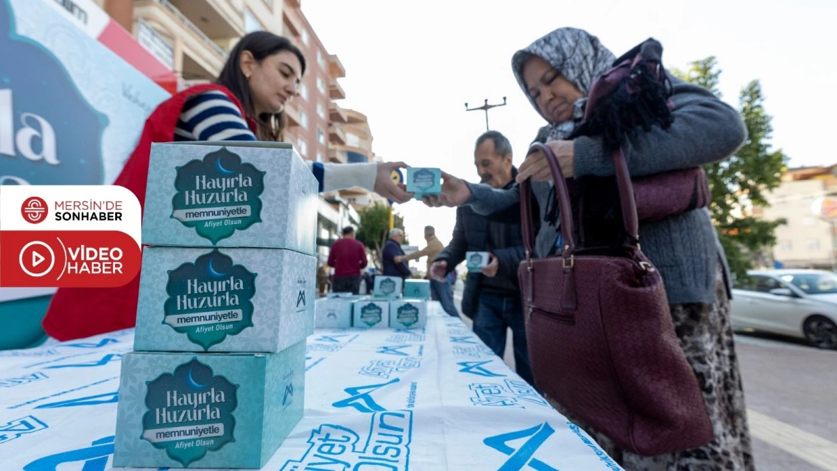 MERSİN B&Uuml;Y&Uuml;KŞEHİR&rsquo;DEN MİRA&Ccedil; KANDİLİ&rsquo;NDE 15 BİN KANDİL SİMİDİ İKRAMI&hellip;