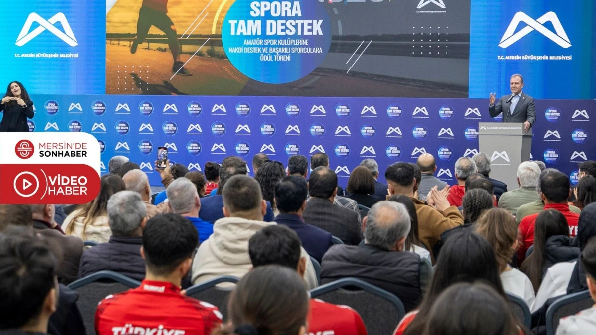 MERSİN B&Uuml;Y&Uuml;KŞEHİR&rsquo;DEN SPORA TAM DESTEK