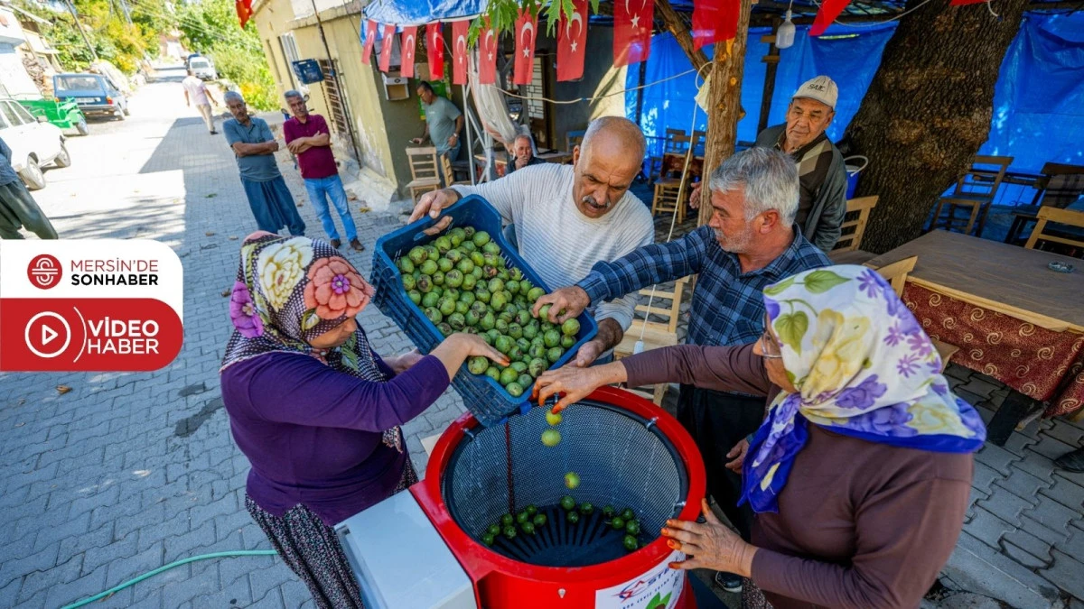 MERSİN BÜYÜKŞEHİR’DEN ÜRETİCİLERE ‘CEVİZ SOYMA MAKİNESİ’ DESTEĞİ