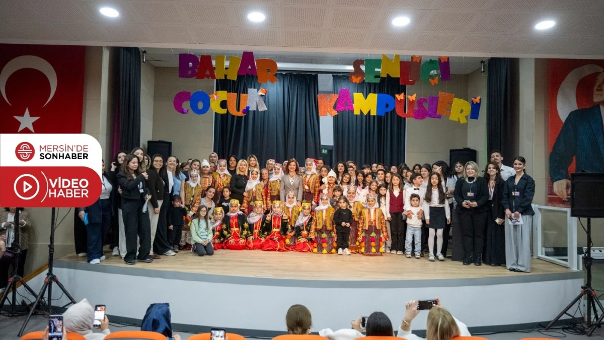 MERSİN B&Uuml;Y&Uuml;KŞEHİR&rsquo;İN &Ccedil;OCUK KAMP&Uuml;SLERİNDE BAHAR COŞKUSU YAŞANDI