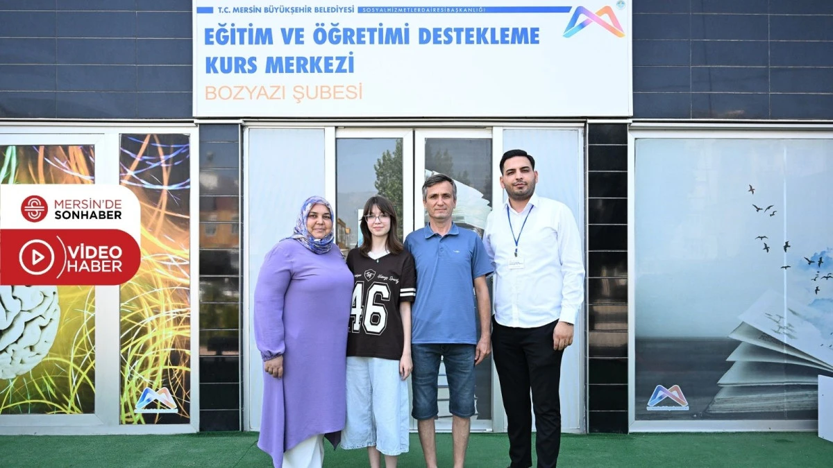 MERSİN B&Uuml;Y&Uuml;KŞEHİR&rsquo;İN KURS MERKEZİ İLE &Ouml;NCE LİSEYİ ARDINDAN &Uuml;NİVERSİTEYİ KAZANDI 
