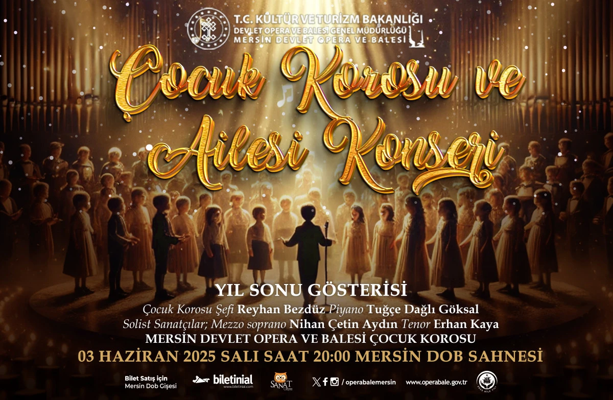 MERSİN DEVLET OPERA VE BALESİ’NDE GELECEĞİN SANATÇILARINDAN YIL SONU COŞKUSU
