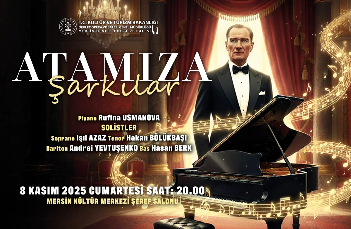 ‘MERSİN DOB, ATATÜRK’Ü MÜZİKLE ANIYOR’