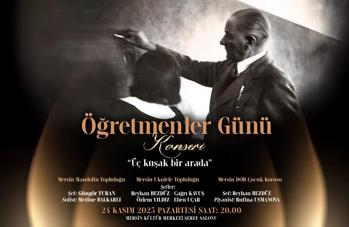 MERSİN DOB, ÖĞRETMENLER GÜNÜ’NÜ SANATLA KUTLUYOR