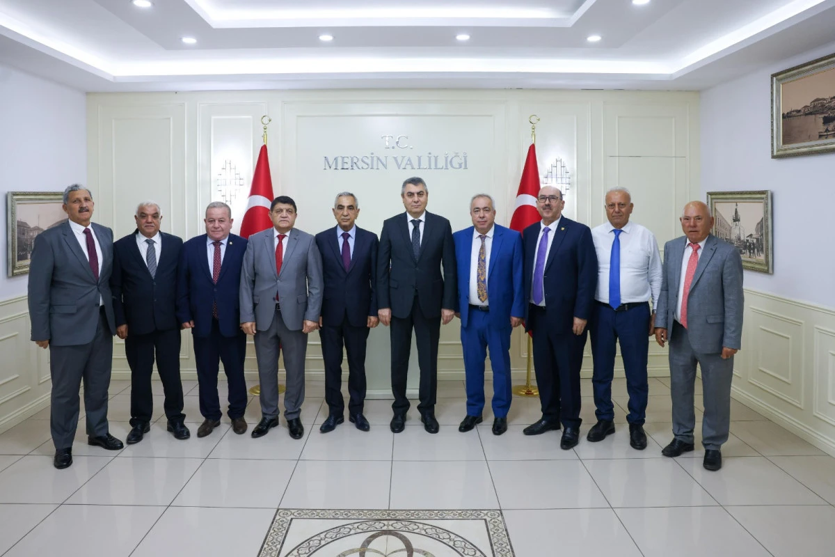 MERSİN ESOB HEYETİNDEN VALİ TOROS&rsquo;A ZİYARET