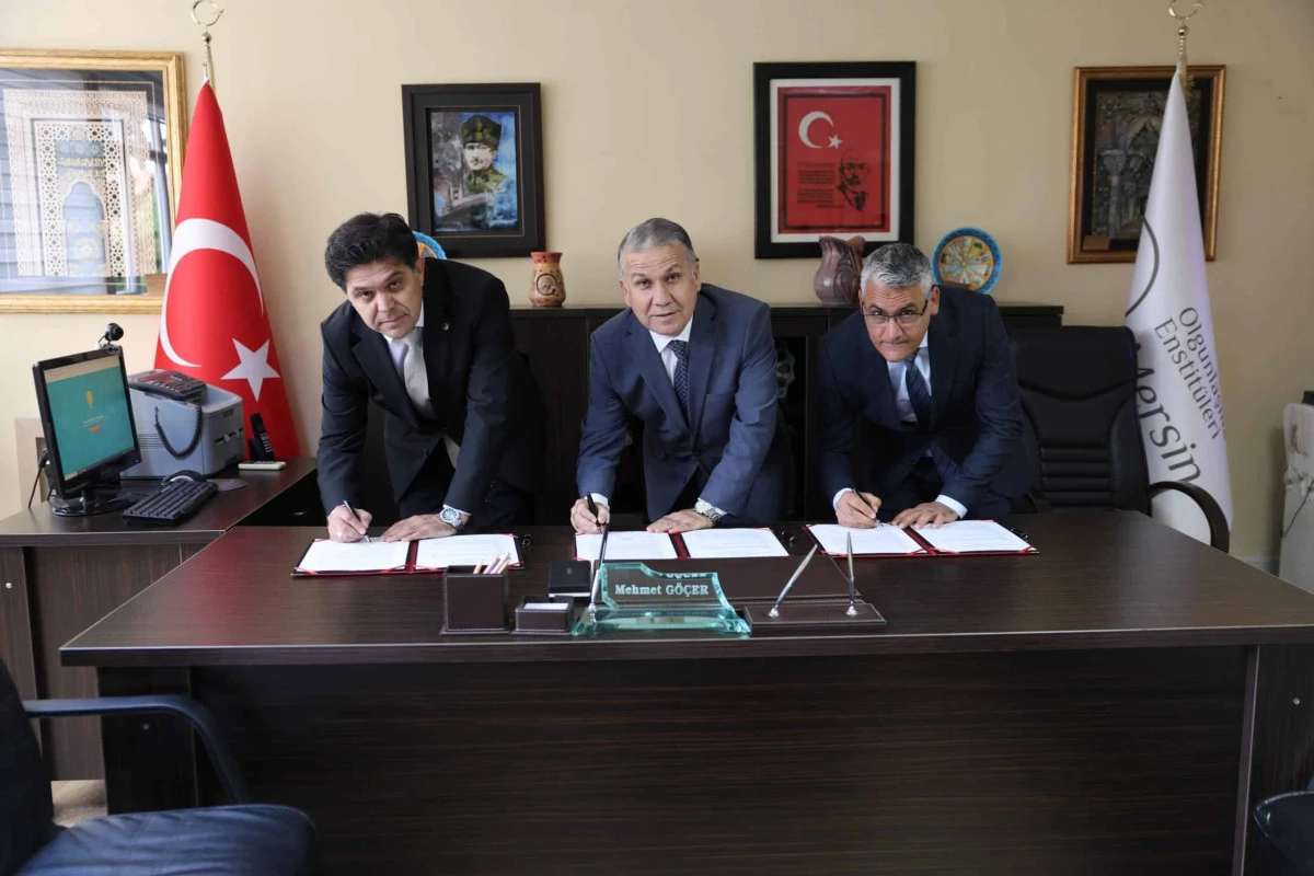 MERSİN OLGUNLAŞMA ENSTİTÜSÜ İLE MERSİN ÜNİVERSİTESİ ARASINDA İŞ BİRLİĞİ PROTOKOLÜ İMZALANDI