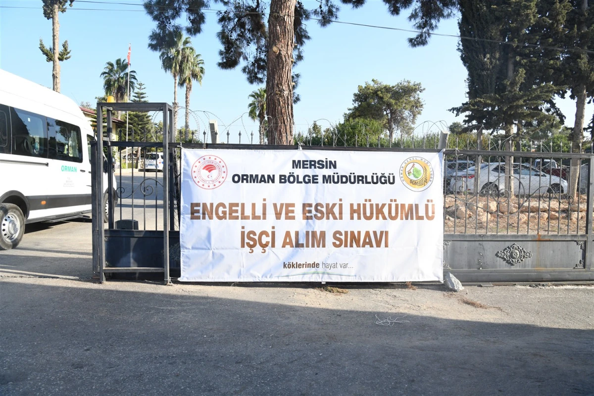 MERSİN ORMAN BÖLGE MÜDÜRLÜĞÜ’NDE ENGELLİ VE ESKİ HÜKÜMLÜ/TMY İŞÇİ ALIMI SINAVLARI TAMAMLANDI