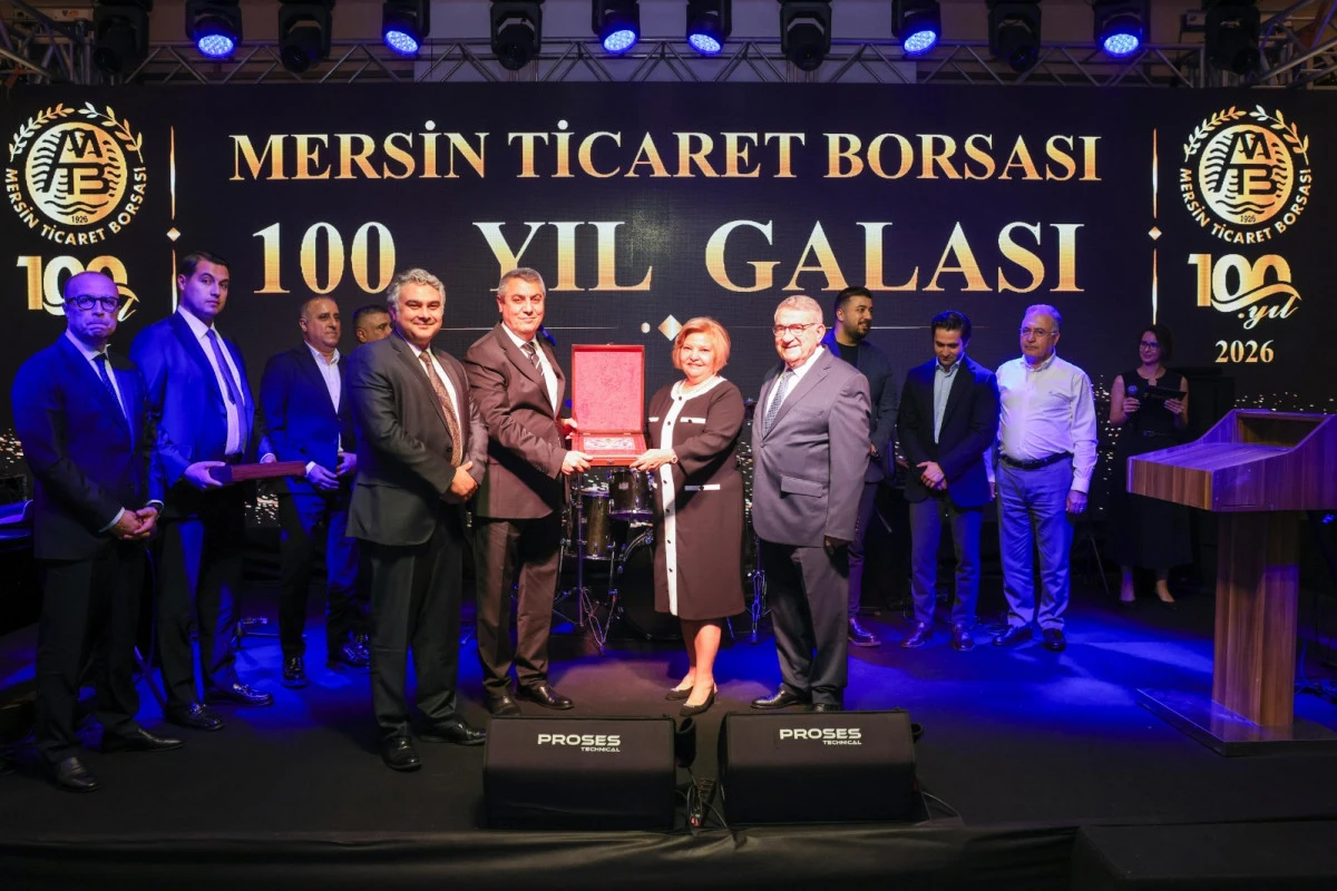 MERSİN TİCARET BORSASI 100. YILINI COŞKUYLA KUTLADI