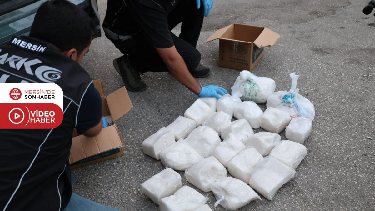 MERSİN’DE 31 KİLO 550 GRAM METAMFETAMİN ELE GEÇİRİLDİ: 7 KİŞİ TUTUKLANDI
