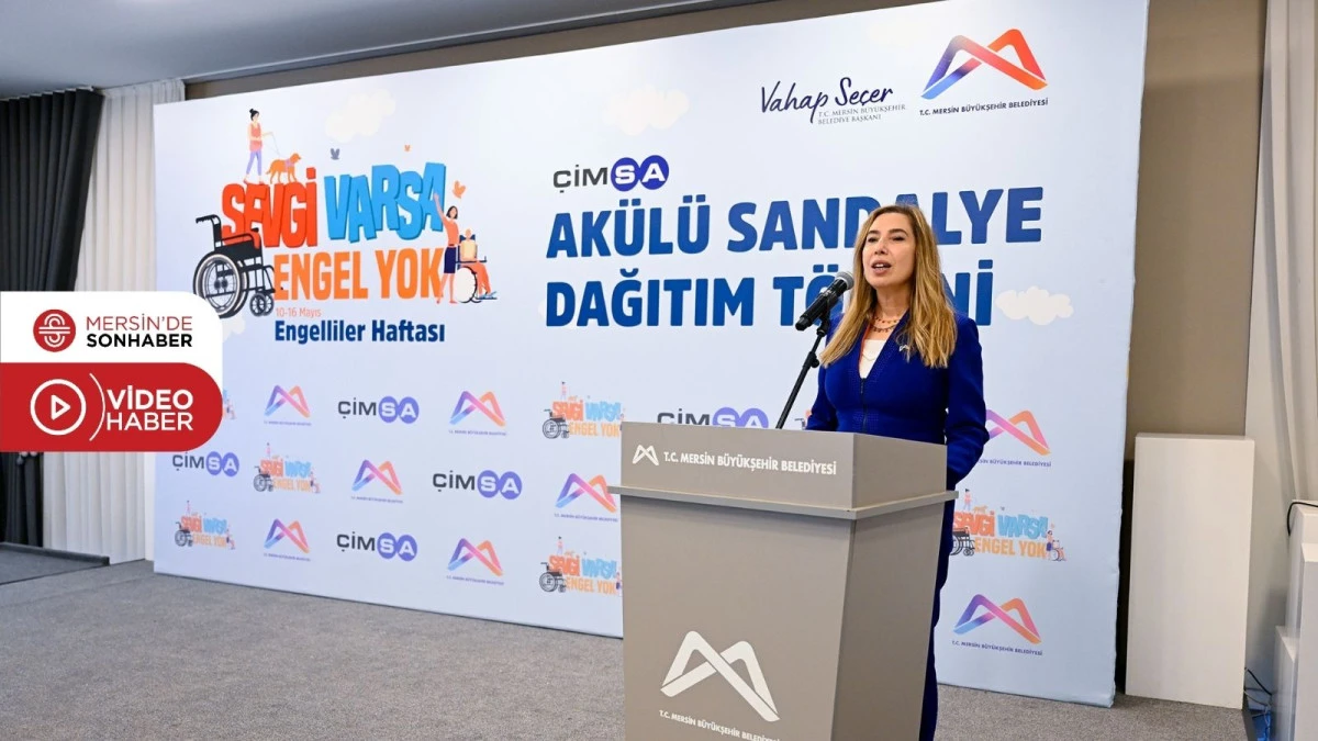 MERSİN’DE ENGELLER KALKIYOR: BÜYÜKŞEHİR’DEN AKÜLÜ SANDALYE DESTEĞİ