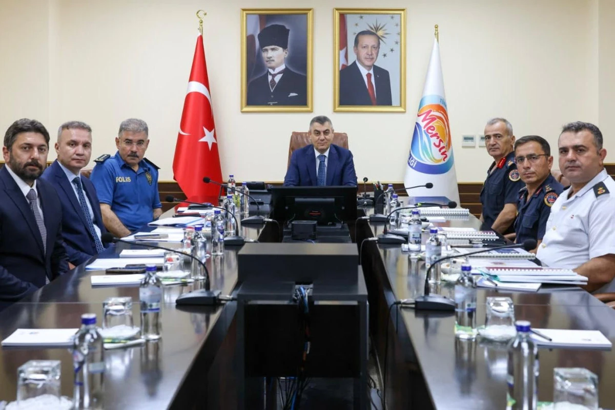 MERSİN’DE GÜVENLİK DEĞERLENDİRMESİ, ZİYARETLER VE VEFA TÖRENİ