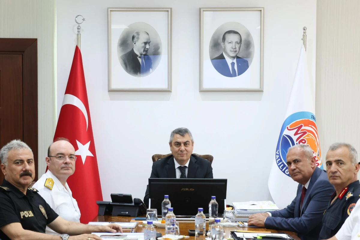 MERSİN&rsquo;DE G&Uuml;VENLİK, DENETİM VE KOORDİNASYON BAŞLIKLARI DEĞERLENDİRİLDİ