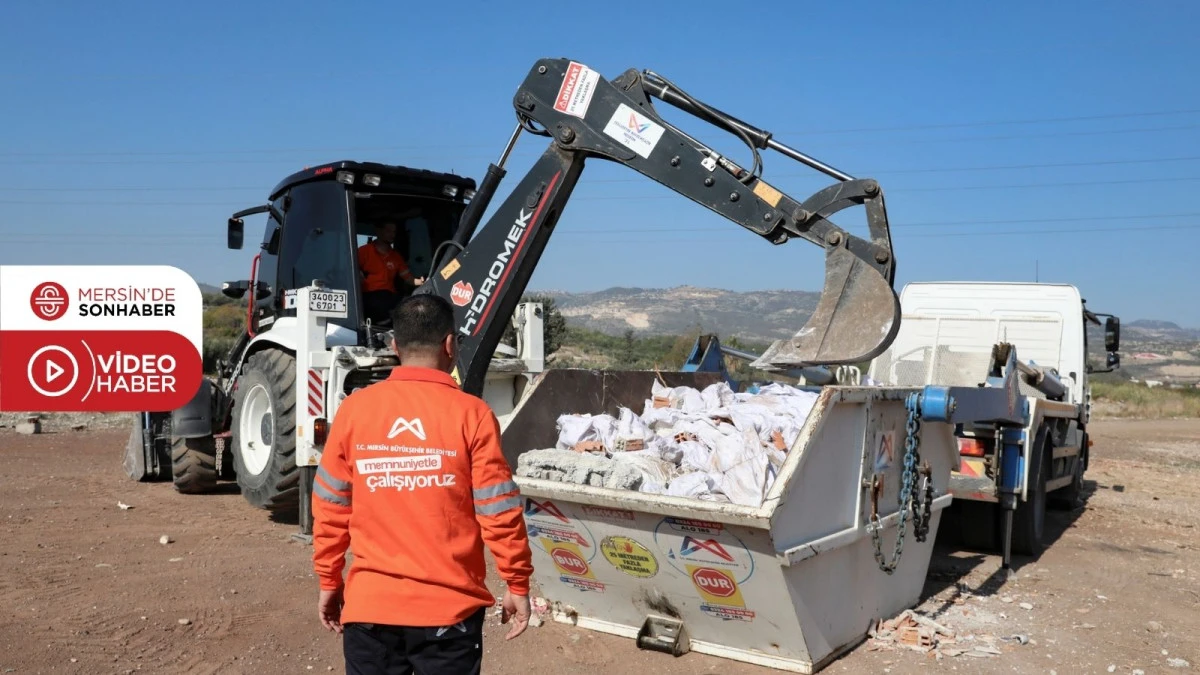 MERSİN’DE HAFRİYAT TAŞIMA SÜRECİ BÜYÜKŞEHİR’İN DENETİMİ ALTINDA…