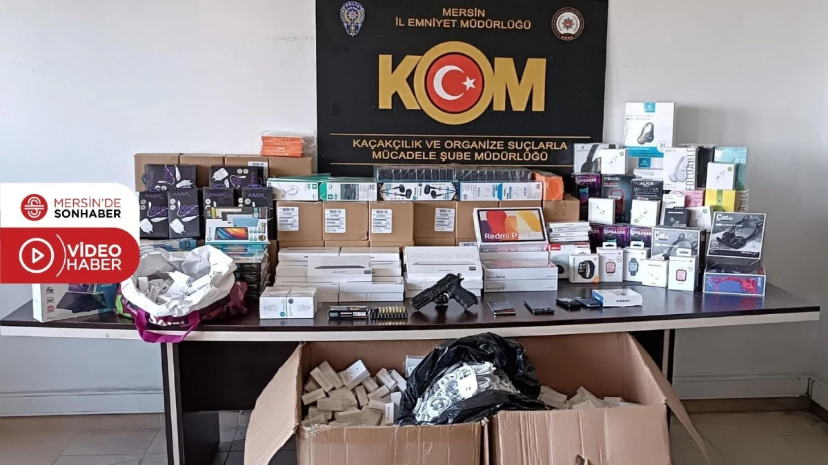 MERSİN’DE KAÇAK TELEFON OPERASYONU: 12 GÖZALTI