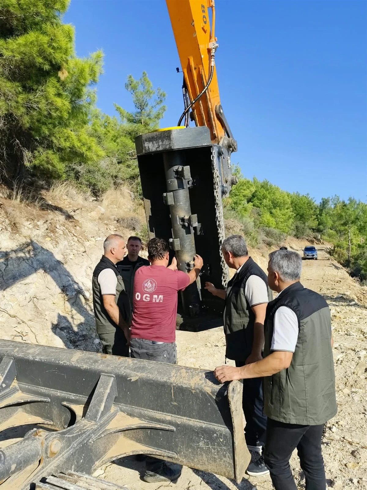 MERSİN&rsquo;DE ORMAN YANGINLARINA KARŞI YENİ APARAT SAHADA TEST EDİLDİ