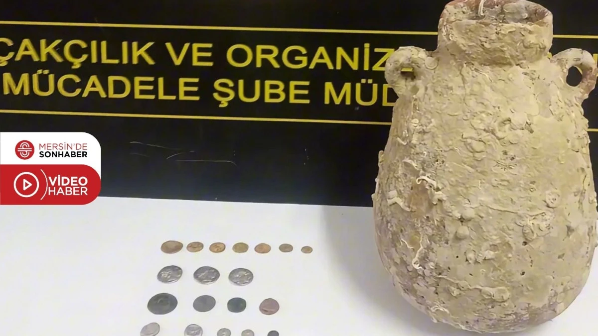 MERSİN&rsquo;DE TARİHİ ESER KA&Ccedil;AK&Ccedil;ILIĞI OPERASYONU: 5.516 ESER ELE GE&Ccedil;İRİLDİ 