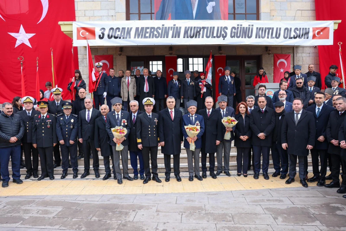 MERSİN&rsquo;İN D&Uuml;ŞMAN İŞGALİNDEN KURTULUŞU&rsquo;NUN 104. YIL D&Ouml;N&Uuml;M&Uuml; COŞKUYLA KUTLANDI