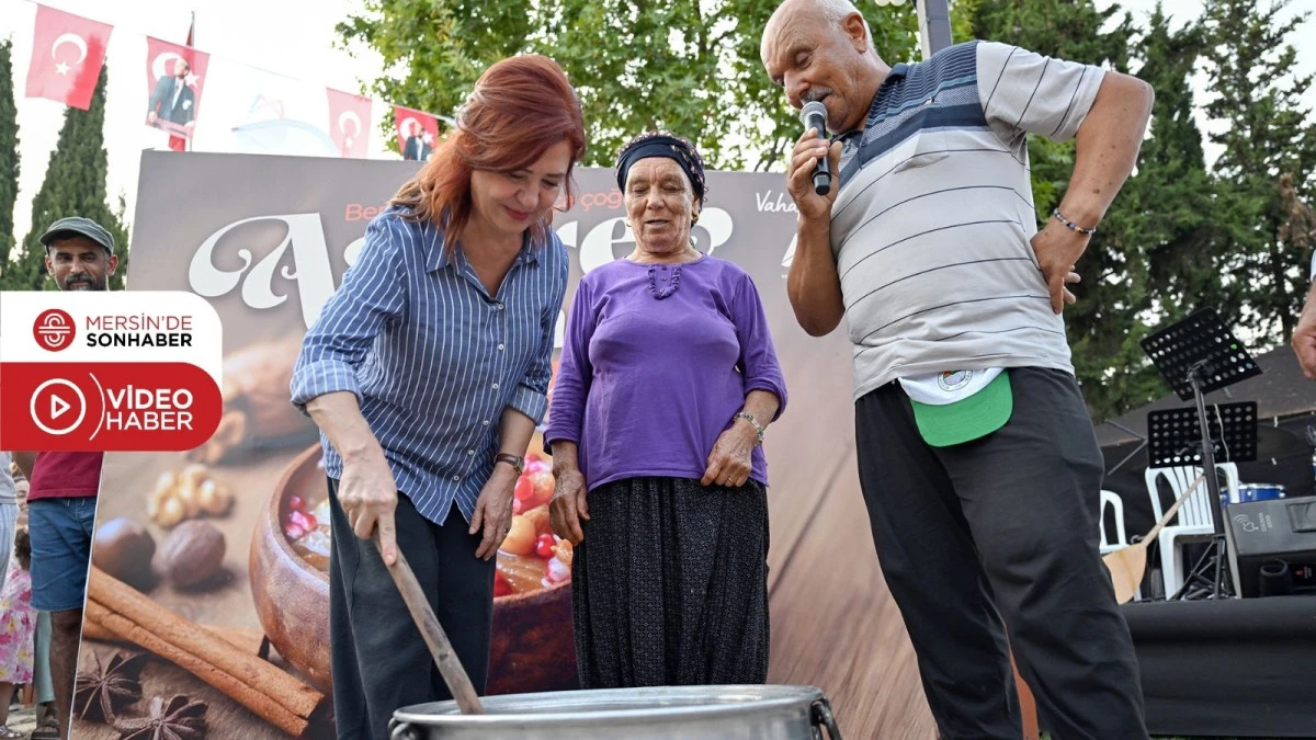 MERSİNLİ KADINLAR, BÜYÜKŞEHİR’İN AŞURE ETKİNLİĞİNDE BİR ARAYA GELDİ