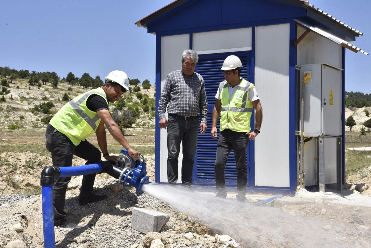 MESKİ, GÜZELOLUK MAHALLESİ’NDE SU TEMİNİNİ GÜVENCE ALTINA ALDI