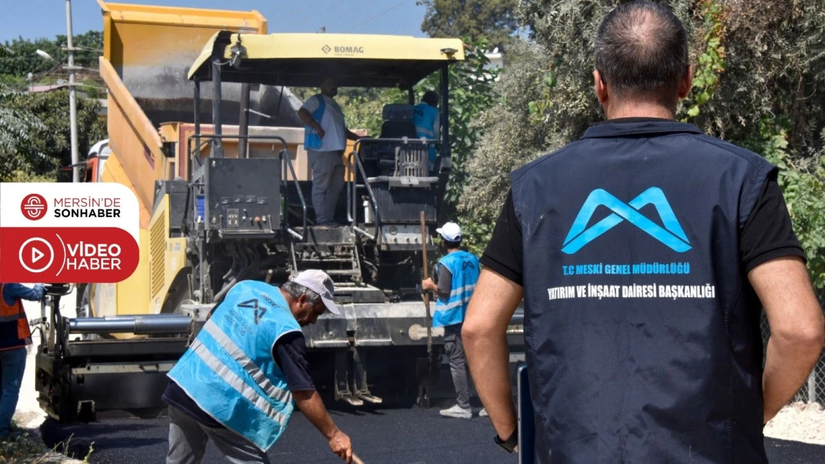 MESKİ, KARGIPINARI’NDA ALTYAPI SONRASI ASFALT KAPLAMA ÇALIŞMASINI TAMAMLADI
