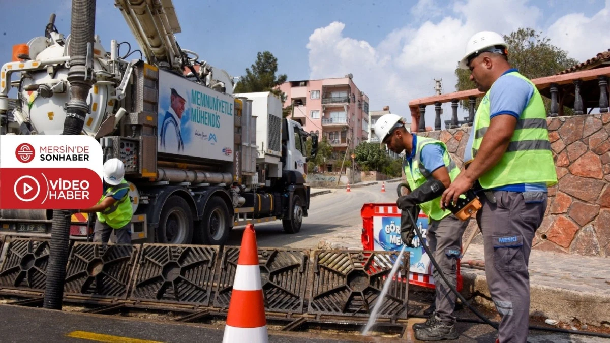 MESKİ, YAĞMUR SUYU HATLARI VE IZGARALARDA BAKIM, ONARIM VE TEMİZLİK ÇALIŞMALARINI ARALIKSIZ SÜRDÜRÜYOR