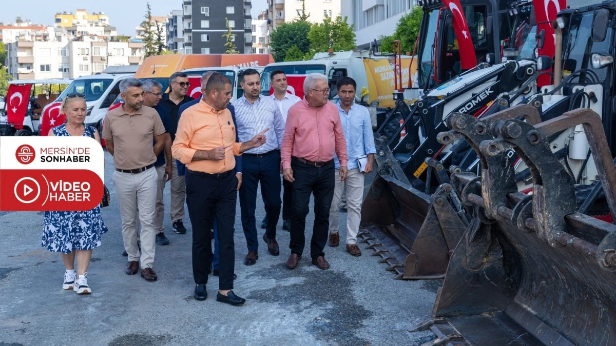 MEZİTLİ BELEDİYESİ ARA&Ccedil; FİLOSUNU G&Uuml;&Ccedil;LENDİRDİ