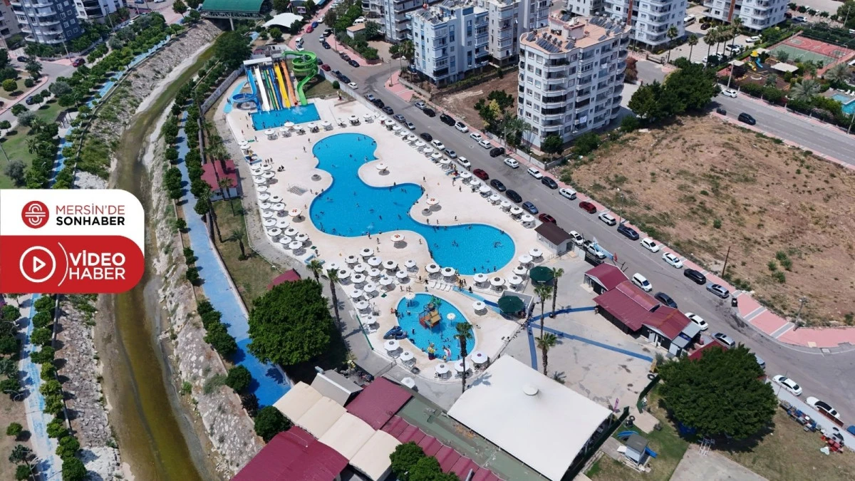 MEZİTLİ BELEDİYESİ SU PARKI YAZ SEZONUNU A&Ccedil;TI 