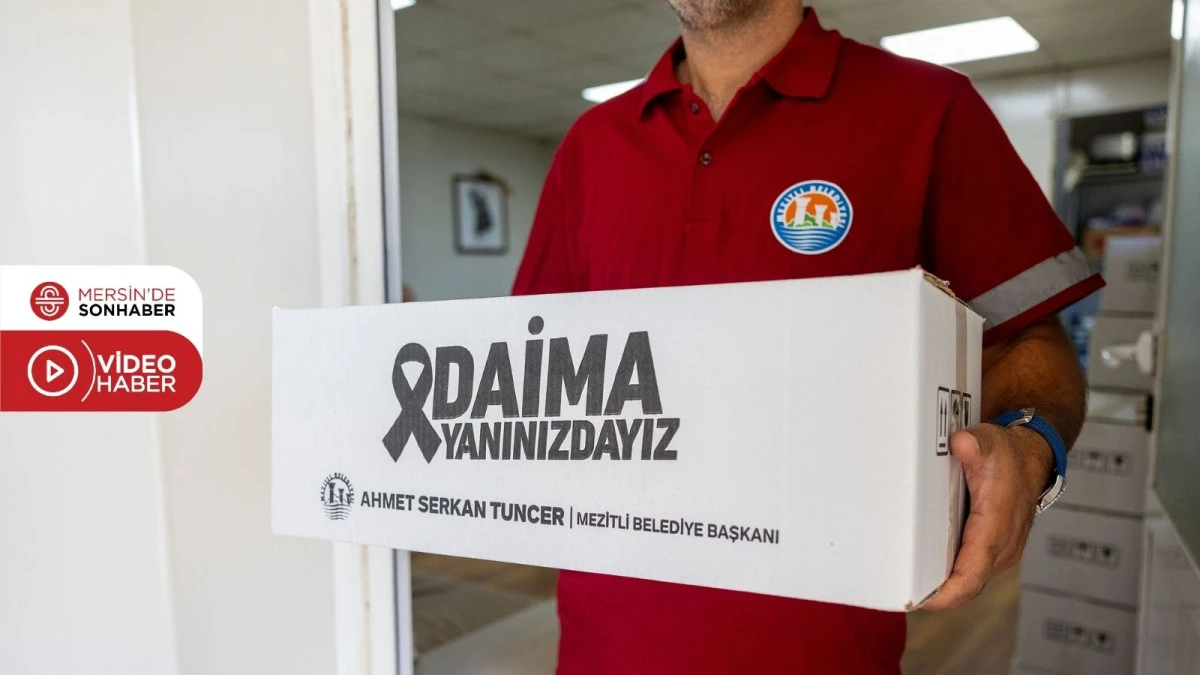 MEZİTLİ BELEDİYESİ, VATANDAŞLARIN ACILI GÜNLERİNDE DE YANLARINDA