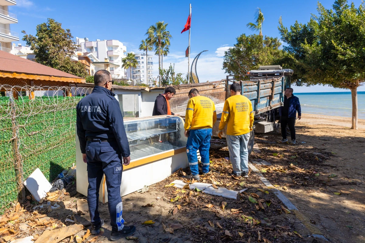 MEZİTLİ&rsquo;DE KAMUSAL ALANLARDA İŞGALE SIFIR TOLERANS