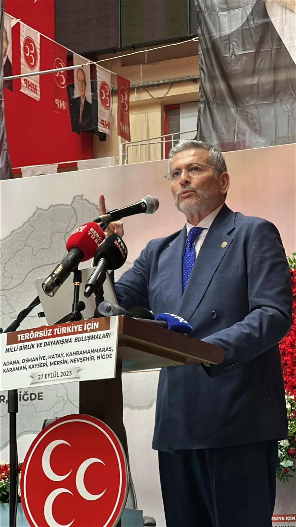 MHP MERSİN MİLLETVEKİLİ DR. LEVENT UYSAL: TERÖRSÜZ TÜRKİYE OLMADAN, BÜYÜK TÜRKİYE OLAMAZ!