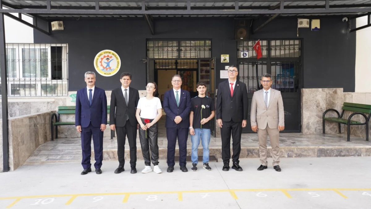 MUSTAFA OTRAR&rsquo;DAN TOROSLAR &Ccedil;ANKAYA &Ouml;ZEL EĞİTİM MESLEK OKULUNA ZİYARET