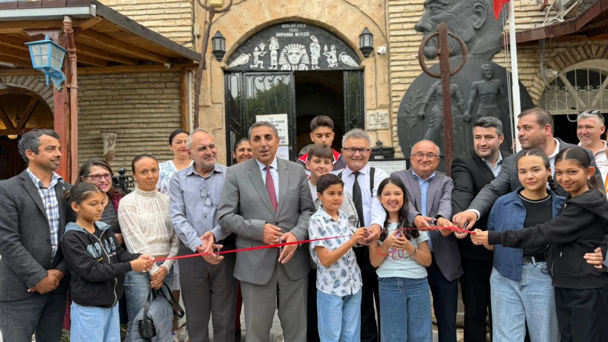 M&Uuml;ZELER HAFTASI&rsquo;NDA TARİH VE SANAT ARSLAN EYCE AMPHORA M&Uuml;ZESİ&rsquo;NDE BULUŞTU