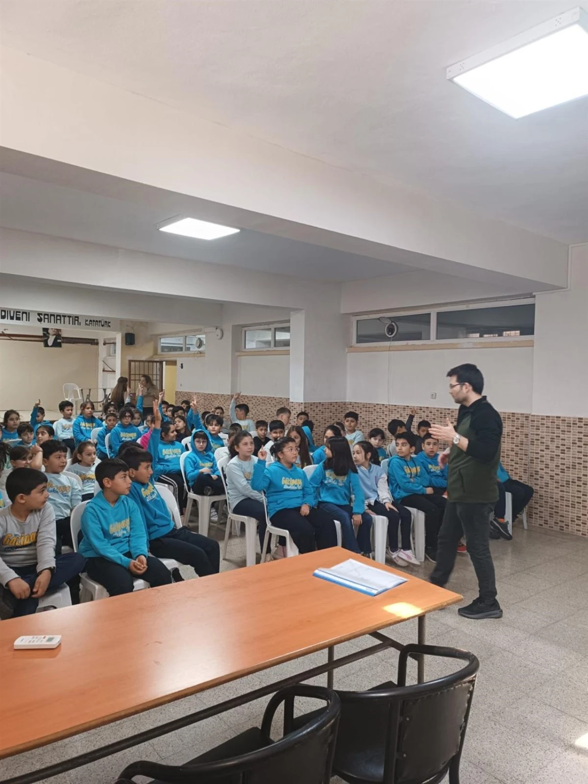 &Ouml;ĞRENCİLERE ORMAN YANGINLARI VE ORMANIN &Ouml;NEMİ ANLATILDI