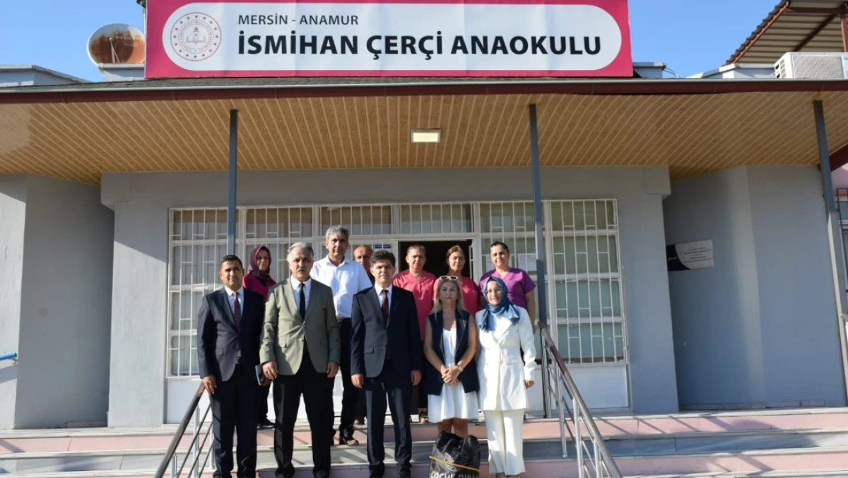 &Ouml;ZDEMİRCİ&rsquo;DEN ANAMUR İSMİHAN &Ccedil;ER&Ccedil;İ ANAOKULUNA ZİYARET
