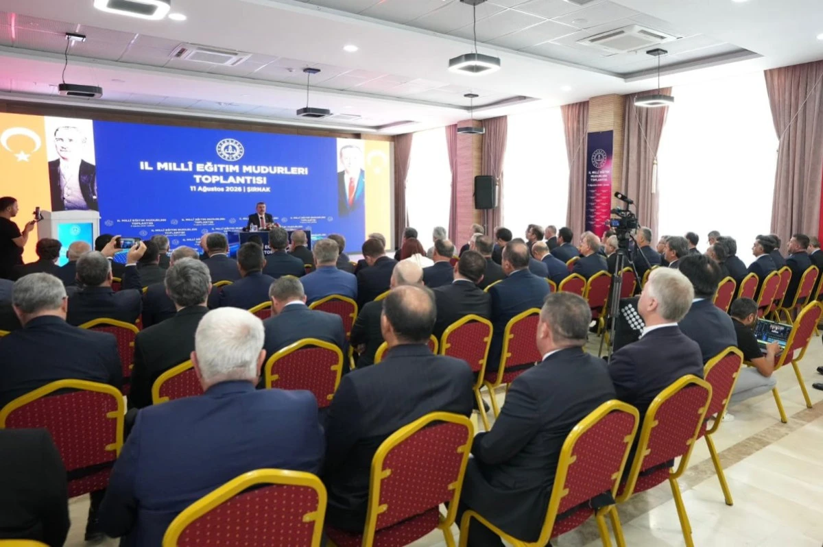 ŞIRNAK&rsquo;TA İL MİLL&Icirc; EĞİTİM M&Uuml;D&Uuml;RLERİ TOPLANTISI D&Uuml;ZENLENDİ